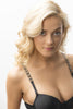 Dazzle - Sparkling Circular Crystals Set in Black Bra Straps - Strapletz