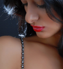 BLACK FROST Rhinestone Jeweled Bra Straps - Strapletz