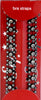 RHINESTONE FIREWORKS Multi-sized Rhinestones in Black Steeling - Strapletz