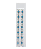 Turquoise Squares with Rhinestones Bra Straps - Strapletz